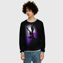 Свитшот мужской DEATH NOTE ТЕТРАДЬ СМЕРТИ, цвет: 3D-меланж — фото 2