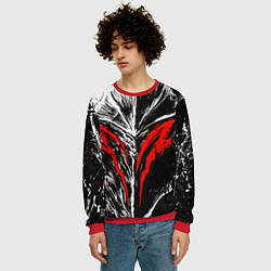 Свитшот мужской BERSERK, цвет: 3D-красный — фото 2