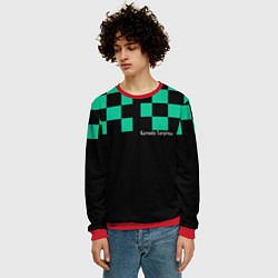 Свитшот мужской Kamado Tanjirou Kimetsu no Yaiba, цвет: 3D-красный — фото 2