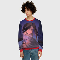 Свитшот мужской Шаман Кинг, цвет: 3D-красный — фото 2