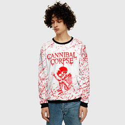 Свитшот мужской Cannibal corpse, цвет: 3D-черный — фото 2