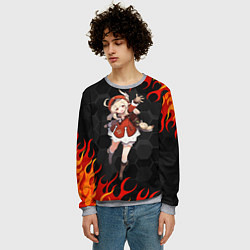 Свитшот мужской Genshin Impact - Klee, цвет: 3D-меланж — фото 2