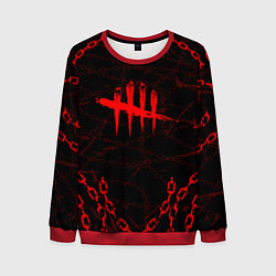 Свитшот мужской DEAD BY DAYLIGHT ЦЕПИ, цвет: 3D-красный