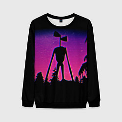 Мужской свитшот Сиреноголовый Глитч