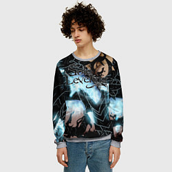Свитшот мужской Solo leveling, цвет: 3D-меланж — фото 2