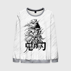 Свитшот мужской Иноске Хашибира Kimetsu no Yaiba, цвет: 3D-меланж