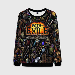 Свитшот мужской Path of Exile, цвет: 3D-черный