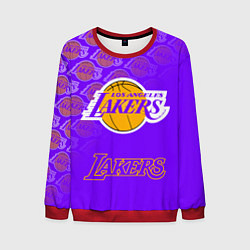 Свитшот мужской LOS ANGELES LAKERS ЛЕЙКЕРС, цвет: 3D-красный