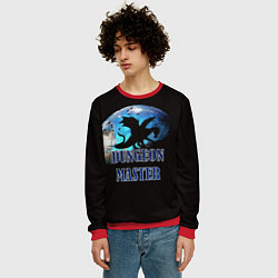 Свитшот мужской Dungeon Master, цвет: 3D-красный — фото 2