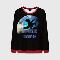 Свитшот мужской Dungeon Master, цвет: 3D-красный