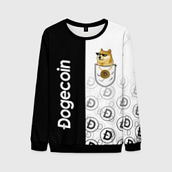 Мужской свитшот DOGECOIN DOGE КАРМАН