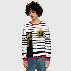 Свитшот мужской СЕВЕРНЫЙ ФЛОТ ТЕЛЬНЯШКА ВМФ, цвет: 3D-красный — фото 2