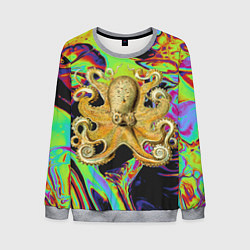 Свитшот мужской Octopus Ink, цвет: 3D-меланж