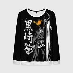 Свитшот мужской Bleach, Ичиго с мечом, цвет: 3D-белый