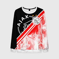 Свитшот мужской FC AJAX AMSTERDAM ФК АЯКС, цвет: 3D-белый
