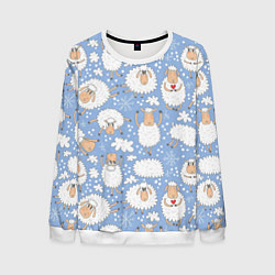 Мужской свитшот Счастливые овечки