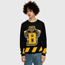 Свитшот мужской BOSTON BRUINS, цвет: 3D-черный — фото 2