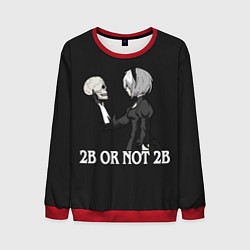Свитшот мужской 2B OR NOT 2B, цвет: 3D-красный