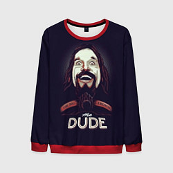 Свитшот мужской Большой Лебовский The Dude, цвет: 3D-красный