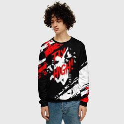 Свитшот мужской FLY HIGH! Haikyu!!, цвет: 3D-черный — фото 2