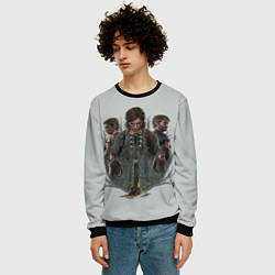 Свитшот мужской Hard story, цвет: 3D-черный — фото 2