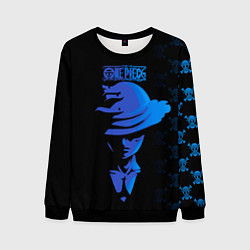 Свитшот мужской Манки Д Луффи One Piece, цвет: 3D-черный