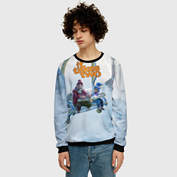 Свитшот мужской It Takes Two Коди и Мэй, цвет: 3D-черный — фото 2