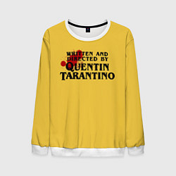 Свитшот мужской Quentin Tarantino, цвет: 3D-белый