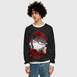 Свитшот мужской Bad Girl Nagatoro, цвет: 3D-белый — фото 2