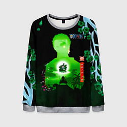 Свитшот мужской Зоро One Piece Большой куш, цвет: 3D-меланж