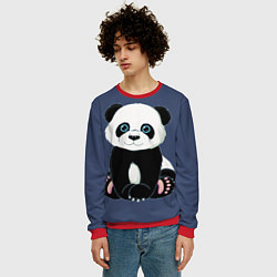 Свитшот мужской Милая Панда Sweet Panda, цвет: 3D-красный — фото 2