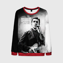 Свитшот мужской Вячеслав Бутусов Наутилус Помпилиус, цвет: 3D-красный