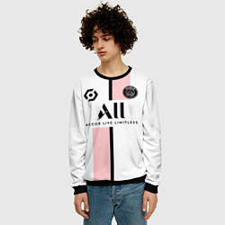 Свитшот мужской Месси форма гостевая ПСЖ 2122, цвет: 3D-черный — фото 2