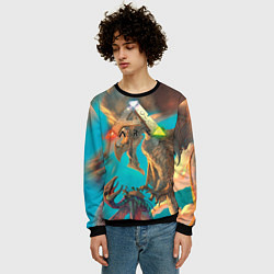 Свитшот мужской Ark Survival АРК СУРВИВАЛ Z, цвет: 3D-черный — фото 2