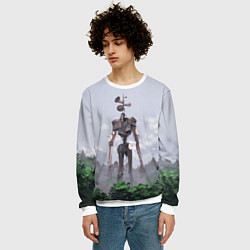 Свитшот мужской СИРЕНОГОЛОВЫЙ ЛЕС, цвет: 3D-белый — фото 2