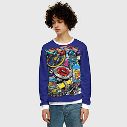 Свитшот мужской Gas Garage, цвет: 3D-белый — фото 2