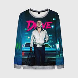 Свитшот мужской Райан Гослинг Драйв, цвет: 3D-меланж