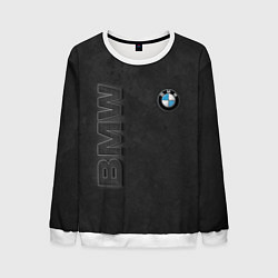 Свитшот мужской BMW LOGO AND INSCRIPTION, цвет: 3D-белый