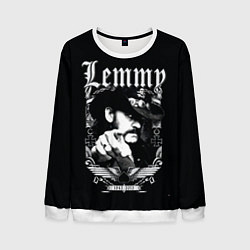 Свитшот мужской RIP Lemmy, цвет: 3D-белый