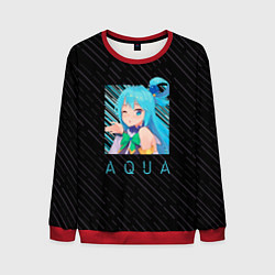 Свитшот мужской Аква Aqua Коносуба KonoSuba, цвет: 3D-красный