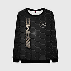 Свитшот мужской MERCEDES LOGO BRONZE, цвет: 3D-черный
