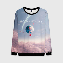 Свитшот мужской No mans sky, цвет: 3D-черный
