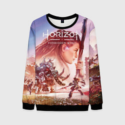 Свитшот мужской Элой Horizon Forbidden West DE, цвет: 3D-черный