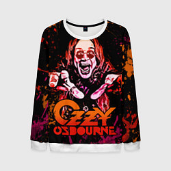 Свитшот мужской Ozzy Osbourne, цвет: 3D-белый