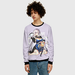 Свитшот мужской Full Dive RPG, цвет: 3D-черный — фото 2