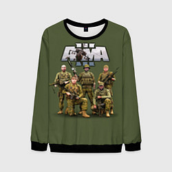 Свитшот мужской Арма Arma, военный симулятор, цвет: 3D-черный