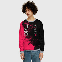 Свитшот мужской Ojingeo Geim, цвет: 3D-меланж — фото 2