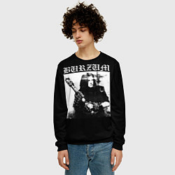Свитшот мужской BURZUM Бурзум, цвет: 3D-черный — фото 2