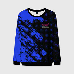 Свитшот мужской SUBARU STI СУБАРИСТ, цвет: 3D-черный