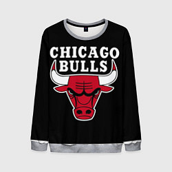 Свитшот мужской B C Chicago Bulls, цвет: 3D-меланж